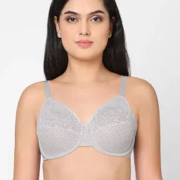 Wacoal Grey Self Design Full Coverage Bra-30