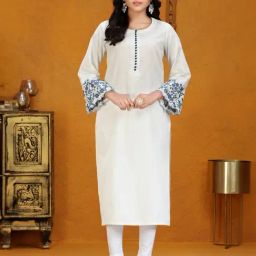 Cotton Culture White Kurta-picture-35