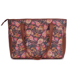 ZOUK Multicolor Printed Mother's Tote Bag image 3