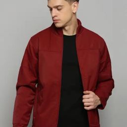 showoffff Showoff Maroon Regular Fit Jacket-picture-1