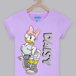 Kidsville Purple Printed T-Shirt-image-46