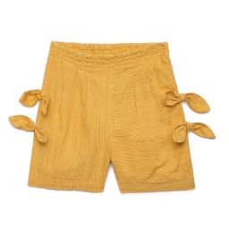 Under Fourteen Only Kids Yellow Solid Shorts-image-48