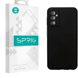Sprig Liquid Silicone Back Cover for Samsung Galaxy F23 5G (Black)-image-97