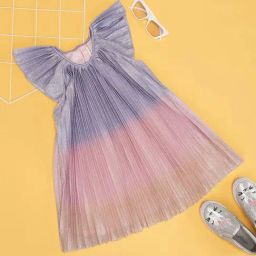 Pantaloons Junior Girls Purple & Pink Embellished Casual Dresses-image-51