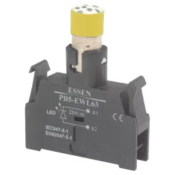 Essen Deinki PB5-EWL6 Series 220 V AC Yellow LED Holder with LED-43