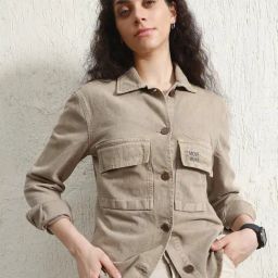 Hubberholme Beige Cotton Comfort Fit Shaket-image-38