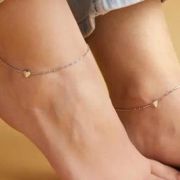 Zavya 92.5 Sterling Silver Anklet for Women (Pair of Anklets) in Rhodium-Plating-image-52