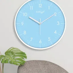 Random Blue & White Wall Clock-image-49