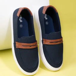 Styli Men's Navy Blue Loafers-picture-30