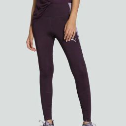 Puma Purple Color-Block Sports Tights-image-68