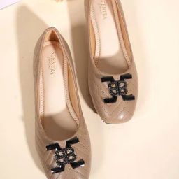 Scentra Women's Beige Flat Ballets-picture-13