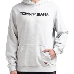 Tommy Hilfiger Grey Logo Regular Fit Hoodie-19
