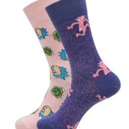 BALENZIA Multicolor Printed Socks (Pack of 2)-10