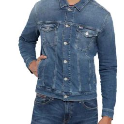 Tommy Hilfiger Denim Medium Cotton Regular Fit Denim Jacket-picture-39