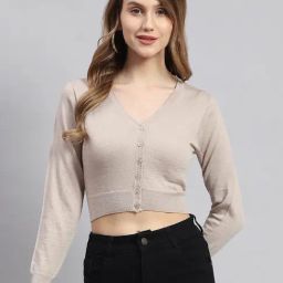 Monte Carlo Beige Cardigan-45