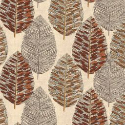 SPACES DRAPE STORY Elegent Grey & Brown Polyester 8 FT Door Curtain - Set of 2 image 5