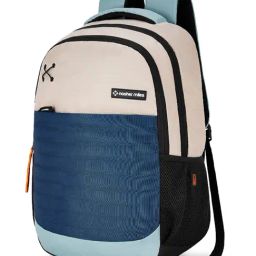 Nasher Miles Coding Grey & Green Color Block Laptop Backpack image 2