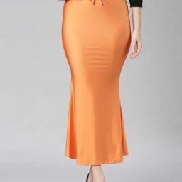 Twinbirds Orange Nylon Mermaid Fit Shapewear-image-7