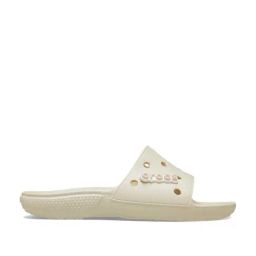 Crocs Men's Classic Bone White Slides-image-13
