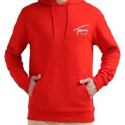 Tommy Hilfiger Red Logo Regular Fit Hoodie-image-71