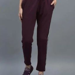 Dollar Maroon Cotton Track Pants-picture-33