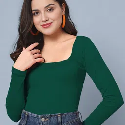 Dream Beauty Fashion Shakira Women Square Neck Fitted Top-picture-41