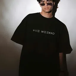 Stitchmeashirt Typography Printed Drop Shoulder Sleeves Activchill Cotton Oversized Tshirt-image-98