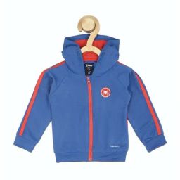 Allen Solly Junior Blue & Red Printed Full Sleeves Spiderman Jacket-image-53