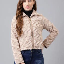 Latin Quarters Beige Textured Jacket-picture-31