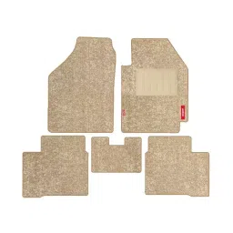 Elegant Miami Polypropylene Beige Carpet Car Mat Compatible With Maruti New Brezza 2022 Onwards-image-8