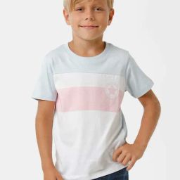 Kate & Oscar Kids Blue Cotton Printed T-Shirt-image-33