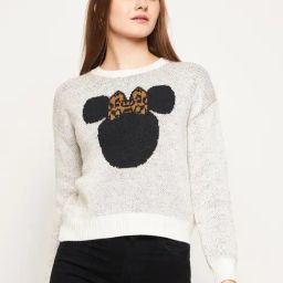 MADAME White Printed Sweater-image-82