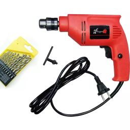 Shopper52 Powerful Drill Machine with 13 Pieces Drill Bit Set - CMDRL13BT-46