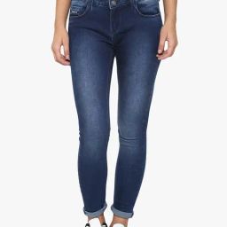 Crimsoune Club Blue Cotton Low Rise Jeans-image-46