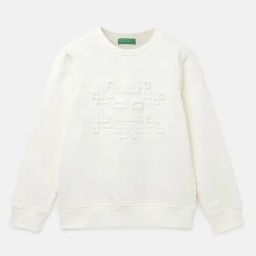 United Colors of Benetton Kids Regular Fit Crew Neck Printed Boy's Sweatshirt-picture-17
