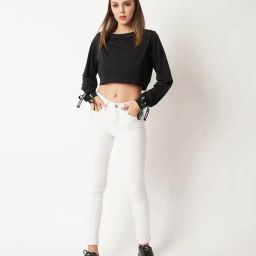 Miss Chase Black Cotton Top-34