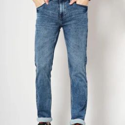 celio celio* Blue Slim Fit Lightly Washed Jeans-picture-47
