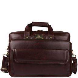 Fashion twist Men Leather Laptop Bag-53
