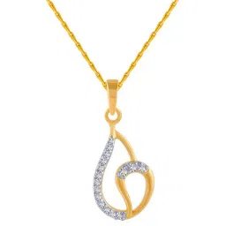 P.C. Chandra Jewellers 18 kt Gold & Diamond Pendant-picture-1