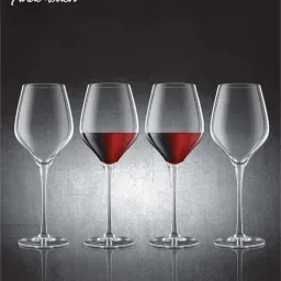 Final Touch 4-Piece Transparent Red Wine Glass Set-image-46