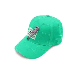 JENNA Unisex Kids Green Embroidered Baseball Cap-image-36
