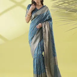 SILKWEAR Woven Design Zari Kanjeevaram Saree-picture-58