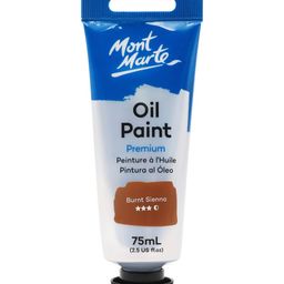 Mont Marte Oil Paint 75ml - Burnt Sienna-10
