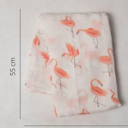 Elementary Reusable Muslin Cotton Square Nappy Set Large Pack of 4 - Multicolor (Assorted Designs) image 2