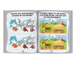 maple press Brain Boosting Activity Book Set - Mazes Dot to Dot Spot the Difference and Matching Fun Early Learning Activity Books for Kids Set of 4 books - English image 2