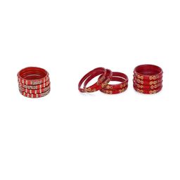 Somil Combo Glass Bangles For Women | Traditional Bangles Set | Daily, Festive & Party, Combo Of 2 Set, Red-image-93