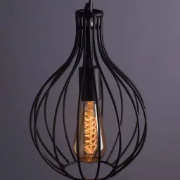 Homesake Black Crown Pendant Light - Set of 1 (Bulb not included)-image-99