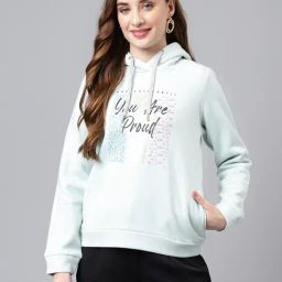 Latin Quarters Green Graphic Print Hoodie-image-79