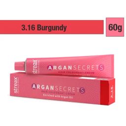 Streax Professional Argan Secret Hair Colourant Cream 3.16 Burgundy - 60 gm-20