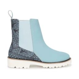 Yoho Women's Blue Chelsea Boots-image-11